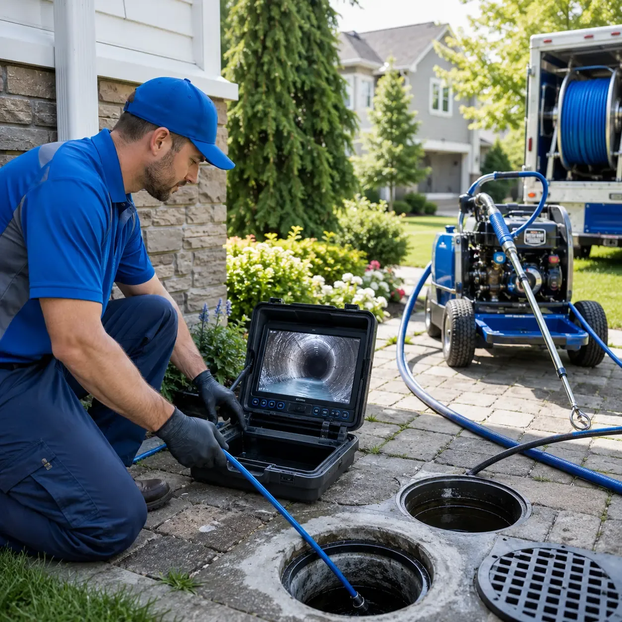 Outdoor drain cleaning professionals serving Collison, IL