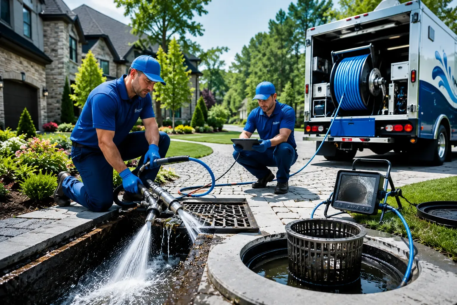 Local outdoor drain cleaning professionals in Collison, IL