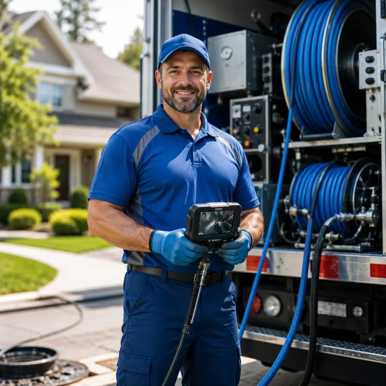 Local outdoor drain cleaning specialists in Collison, IL